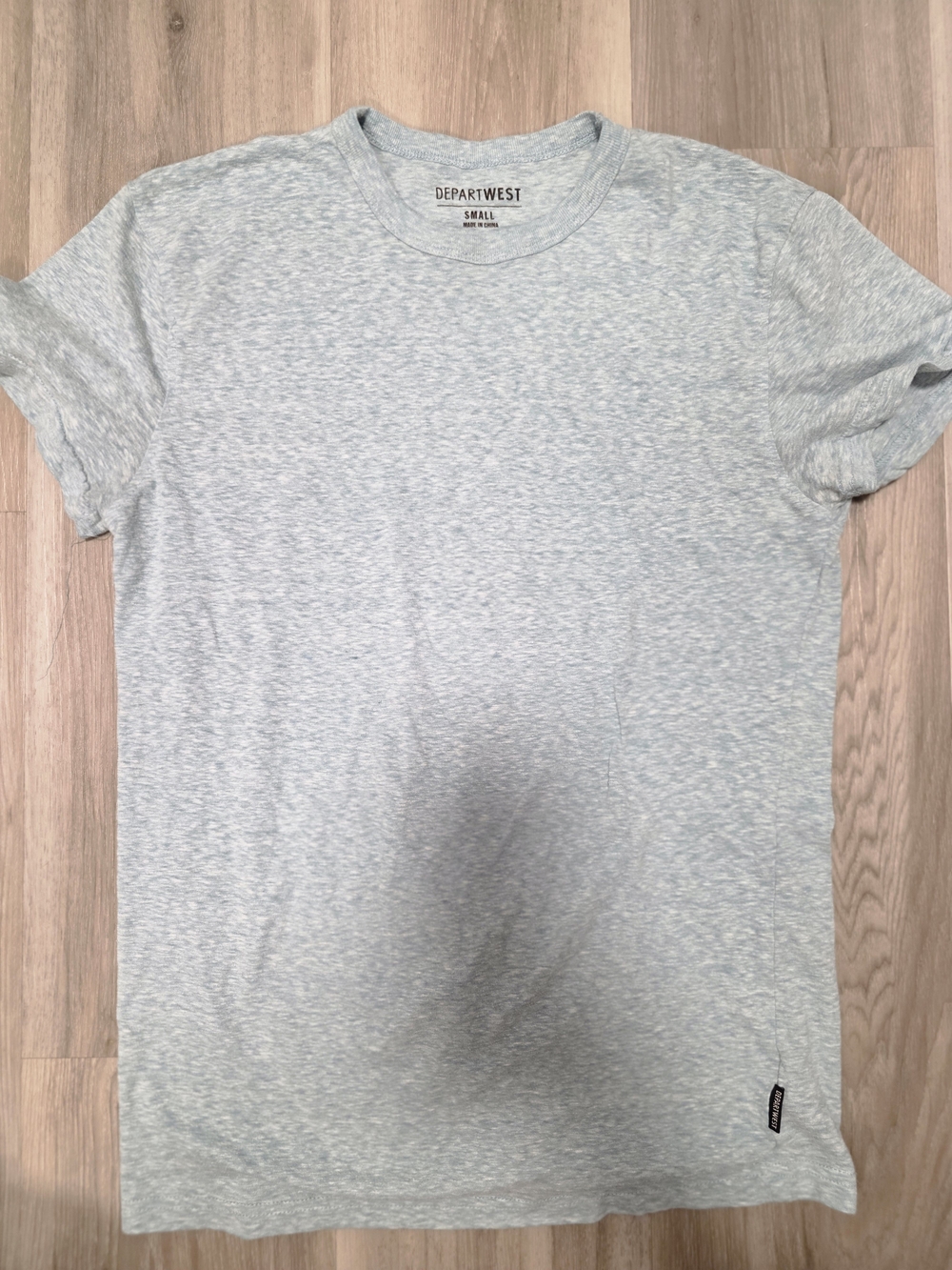 Buckle Light Heather Blue Crew Neck Short Sleeve Tee
